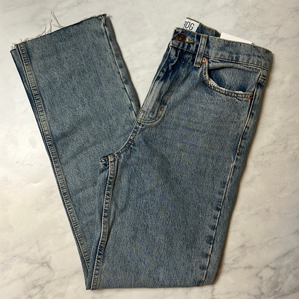 Urban Outfitters Bdg Hight Waist Straight Leg Jeans